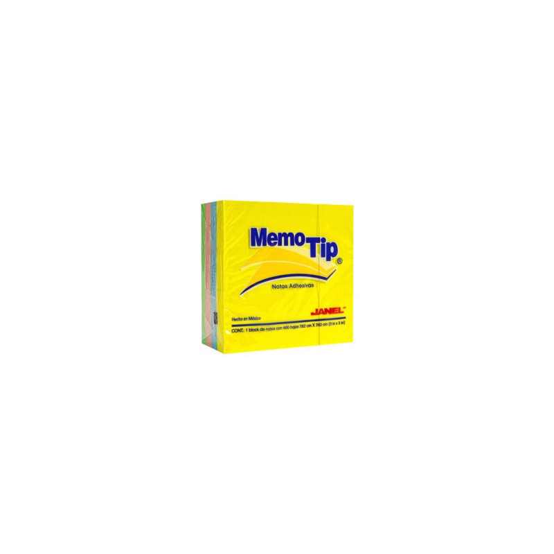 Cubo Notas Adhesivas Pastel 7.62 x 7.62 cm Memo Tip