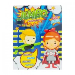 Libro Jumbo para Colorear de Superhéroes