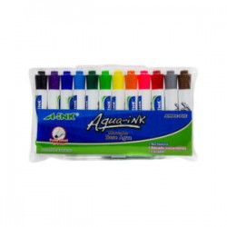 Marcador Base Agua c/12 A-Ink