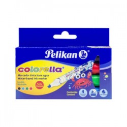 Marcador de Agua Colorella Pelikan c/4