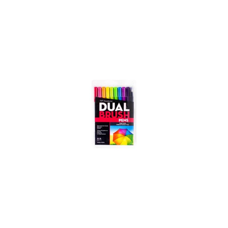 Marcador Doble Punta Dual Brush Tombow c/10