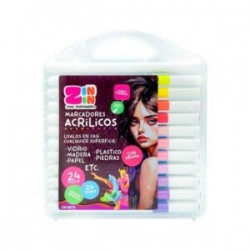 Marcadores Acrílicos c/24