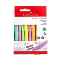 Marcatextos Faber Castell Pastel Textliner Plus c/6