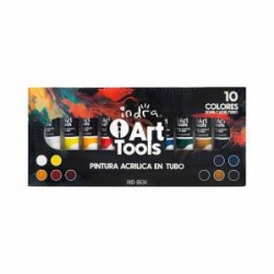 Pintura Acrílica en Tubo Indra c/10