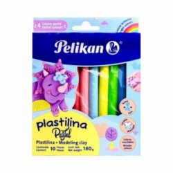 Plastilina Tonos Pastel Pelikan c/10