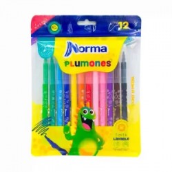 Plumones Norma c/12