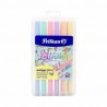 Plumones Pastel Markana Pincel c/12 Pelikan