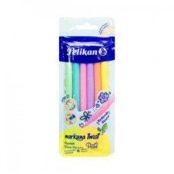 Plumones Pelikan Markana Twist Pastel c/6