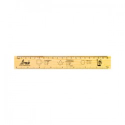 Regla de Madera 20 cm Arly