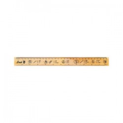 Regla de Madera 30 cm Arly