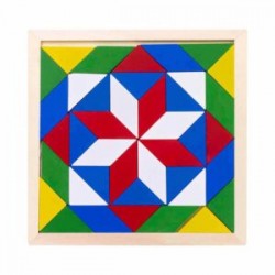 Tangram de Madera 19.5 x 19.5 cm