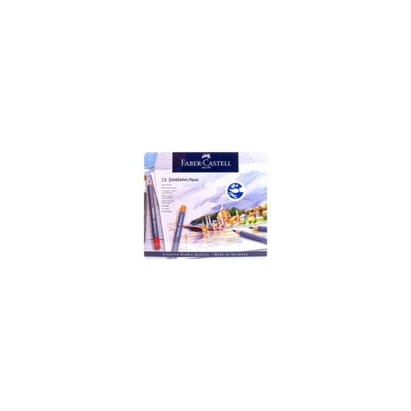 Colores Acuarelables Faber Castell Goldfaber Aqua c/24