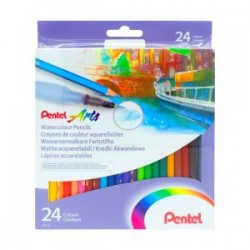 Colores Acuarelables Pentel c/24